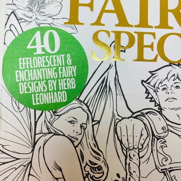 Colouring Heaven Coloring Book Nouveau Fairies Special Issue # 72 Rare 40 Sheets - Picture 4 of 5